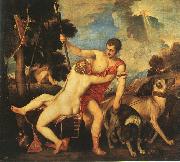  Titian Venus and Adonis Spain oil painting artist